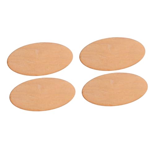 ORFOFE 60 Stück Ornamentrohlinge Unvollendete Holzstücke DIY Malerei Ovale Dekorative Ausschnitte Basteln Umweltfreundlich Und Scheiben Anhänger Für Holz von ORFOFE