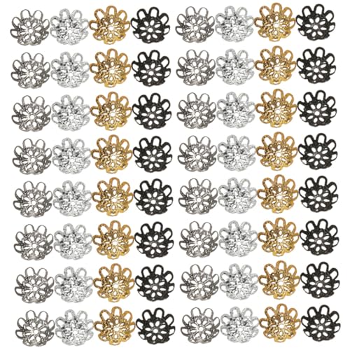 ORFOFE 600 Stück Teiliges Perlenkappen für Schmuckherstellung Leichte Filigrane Abstandsperlen für Armbänder und Halsketten Vielseitige DIY Schmuckzubehör Bastelperlen ORFOFE 600 Stück Teiliges Perlenkappen für Schmuckherstellung Leichte Filigrane Abstandsperlen für Armbänder und Halsketten Vielseitige DIY Schmuckzubehör Bastelperlen von ORFOFE