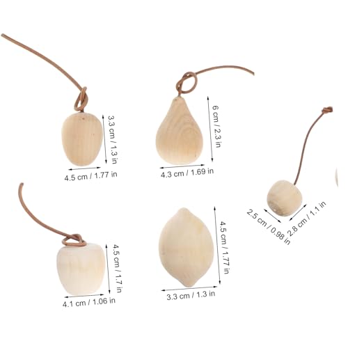 ORFOFE 6Stücke Unbemalte Holzfrüchte zum Basteln DIY Obst Ornamente für Kreative Dekoration Geeignet für Erwachsene für Zimmergestaltung und Persönliche Kunstprojekte ORFOFE 6Stücke Unbemalte Holzfrüchte zum Basteln DIY Obst Ornamente für Kreative Dekoration Geeignet für Erwachsene für Zimmergestaltung und Persönliche Kunstprojekte von ORFOFE