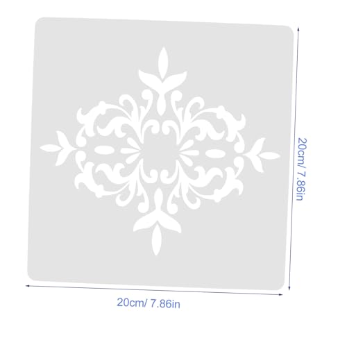 ORFOFE 7 Stück Teiliges DIY Blumenmal schablonen Wiederverwendbare Pflanzenvorlagen aus Robustem Material Vielseitig für Wanddekoration Waschbar Kreativen Malen und Basteln von ORFOFE