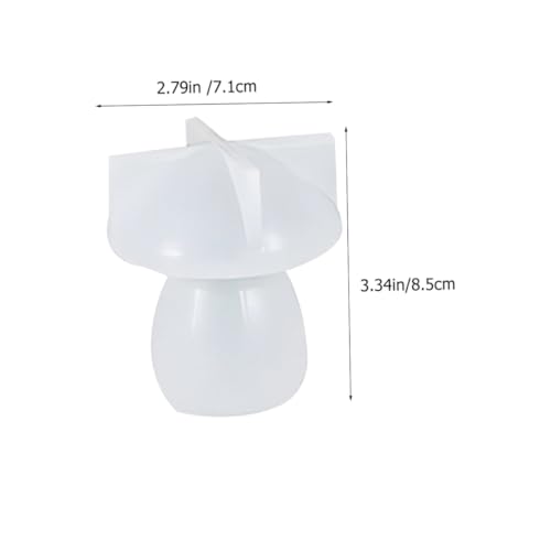 ORFOFE 7 Stück Teiliges Silikon Gießform Pilzform DIY Aufbewahrungsplatte Form Wiederverwendbar Langlebig Praktisch für Epoxidharz Gießen Kreative Bastelprojekte von ORFOFE