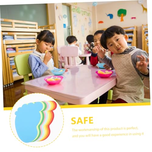 ORFOFE 72 Stück Teiliges Schul papierausschnitt Langlebigem Papierkarton Bunte Kindergarten Wanddekoration für Zimmer Klassenzimmer Fenster und Festliche Bastelprojekte Sicher und von ORFOFE