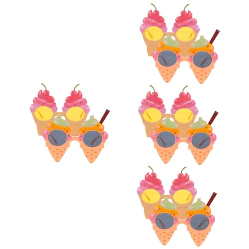 ORFOFE 8 Stck. Teiliges Hawaii Partybrillen Eiscreme Design Lustige Randlose Sonnenbrillen aus Leichte Kostümbrillen für Fotorequisiten und Strandpartys ORFOFE 8 Stck. Teiliges Hawaii Partybrillen Eiscreme Design Lustige Randlose Sonnenbrillen aus Leichte Kostümbrillen für Fotorequisiten und Strandpartys von ORFOFE