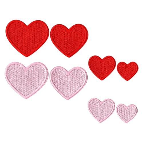 ORFOFE 8 Stück Teiliges Bestickte Herz Patches zum Aufbügeln und Aufnähen Rot und Rosa Vielseitige DIY Applikationen für Jeans Kleidung Hüte Taschen und Schuhreparatur ORFOFE 8 Stück Teiliges Bestickte Herz Patches zum Aufbügeln und Aufnähen Rot und Rosa Vielseitige DIY Applikationen für Jeans Kleidung Hüte Taschen und Schuhreparatur von ORFOFE