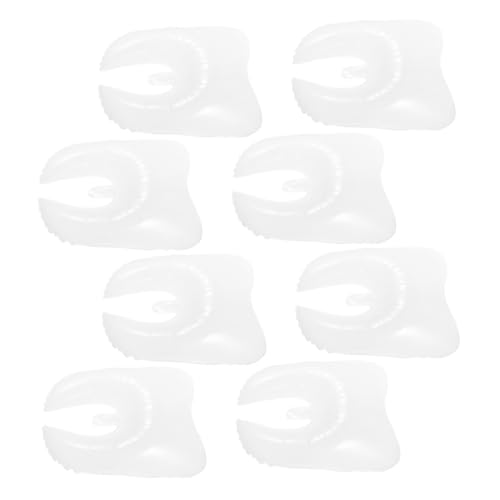 ORFOFE 8 Stück Teiliges Große Weiße Zahn Luftballons Partydeko für Babyparty Duschfeier Einfache Montage Vielseitige Zahn Themen Dekoration für Geburtstage und Feiern von ORFOFE