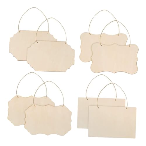 ORFOFE 8 Stück Teiliges Holzschild Bemalen DIY Türdeko aus Unbehandeltem Holz Doppelseitig Bemalbar Leicht zu Gestalten zum Basteln und Aufhängen für Individuelle Wohnraumdekoration ORFOFE 8 Stück Teiliges Holzschild Bemalen DIY Türdeko aus Unbehandeltem Holz Doppelseitig Bemalbar Leicht zu Gestalten zum Basteln und Aufhängen für Individuelle Wohnraumdekoration von ORFOFE