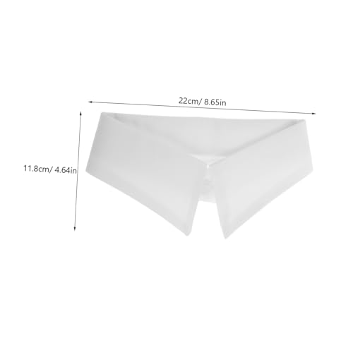 ORFOFE Abnehmbarer Fake Kragen Stehkragen Herren Damen Chiffon Eleganter Krageneinsatz Weicher Komfort Einfaches Styling für Blusen und Kleider ORFOFE Abnehmbarer Fake Kragen Stehkragen Herren Damen Chiffon Eleganter Krageneinsatz Weicher Komfort Einfaches Styling für Blusen und Kleider von ORFOFE