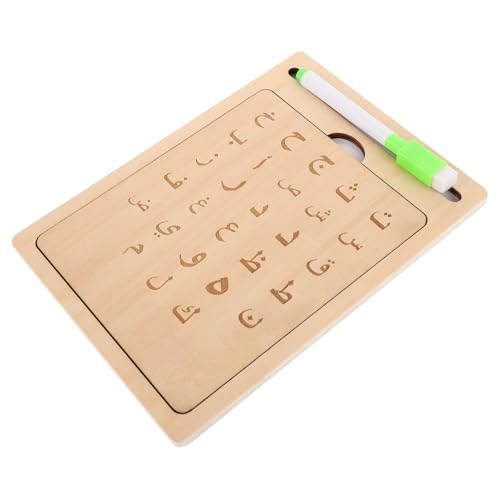 ORFOFE Arabisches Holz schreibbrett Lernset Robustes Nachzeichnungsbrett für Frühe Bildung Vielseitiges Alphabet Schreib Zeichenbrett aus Natürlichem Holz ORFOFE Arabisches Holz schreibbrett Lernset Robustes Nachzeichnungsbrett für Frühe Bildung Vielseitiges Alphabet Schreib Zeichenbrett aus Natürlichem Holz von ORFOFE