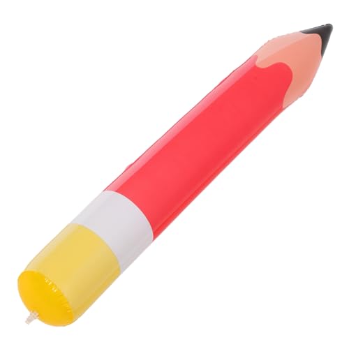 ORFOFE Aufblasbarer Großer PVC Bleistift Luftballon Rote Schulanfang Dekoration Party und Klassenzimmer Deko Fotorequisite für Schüler und Feier von ORFOFE