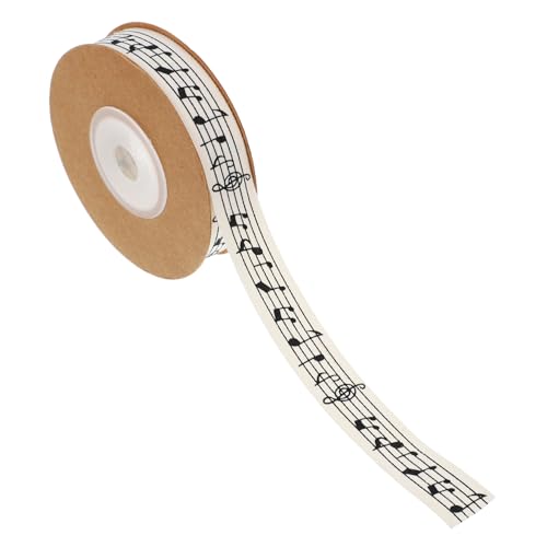ORFOFE Baumwollband mit Musiknoten Bedruckt Dekoratives Geschenkband für DIY Basteln Hochzeits Geburtstagsdeko Weiches Langlebiges Schleifenband für Besondere Anlässe ORFOFE Baumwollband mit Musiknoten Bedruckt Dekoratives Geschenkband für DIY Basteln Hochzeits Geburtstagsdeko Weiches Langlebiges Schleifenband für Besondere Anlässe von ORFOFE