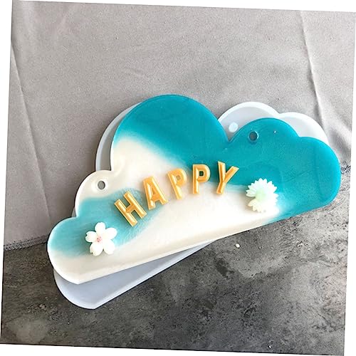 ORFOFE Cloud Türschild Silikonform Wolkenform DIY Türhängerform Flexibel Reißfest Geruchlos mit Bohrlöchern zum Direkten Aufhängen Kreative Gießform für Türschilder ORFOFE Cloud Türschild Silikonform Wolkenform DIY Türhängerform Flexibel Reißfest Geruchlos mit Bohrlöchern zum Direkten Aufhängen Kreative Gießform für Türschilder von ORFOFE