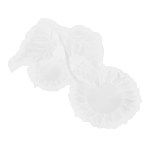 ORFOFE DIY Silikonform Sonnenblume für Basteln Halbrelief Epoxidharz Gießform Feine Verarbeitung Antihaftbeschichtet für Wanddeko und Individuelle Kunstwerke von ORFOFE