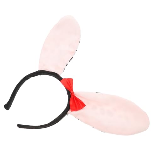 ORFOFE Dalmatiner Hundeohren Stirnband Plüsch Welpenohren Verstellbar Angenehm Bequem Für Erwachsene Cosplay Halloween Party Zubehör von ORFOFE