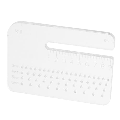ORFOFE Dicke Transparente Lochstanzeplatte Multifunktionales Lederstanzer Werkzeug für Präzises Einfaches Lochen für DIY Lederhandwerk und Professionelle Ergebnisse von ORFOFE