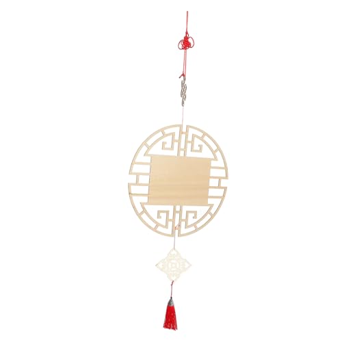 ORFOFE Diy Wanddeko Holz Chinesisches Design Teiliges für Kindergarten Klassenzimmer Kreative Bastelornamente mit Retro Charme und Platz für Gestaltung von ORFOFE