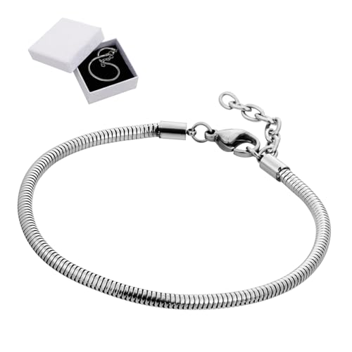 ORFOFE Einstellbares Snake Chain Armband Unisex Schmuck mit Einzigartigem Schlangenmuster Verstellbar Geschenkbox Modisches Charm Armband für Damen und Herren ORFOFE Einstellbares Snake Chain Armband Unisex Schmuck mit Einzigartigem Schlangenmuster Verstellbar Geschenkbox Modisches Charm Armband für Damen und Herren von ORFOFE