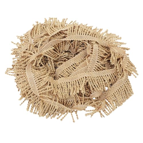 ORFOFE Fransenborte Yards Gold Polyester Vorhang Sofa Dekoration DIY Basteln Wohnaccessoire Langlebig Formstabil ORFOFE Fransenborte Yards Gold Polyester Vorhang Sofa Dekoration DIY Basteln Wohnaccessoire Langlebig Formstabil von ORFOFE