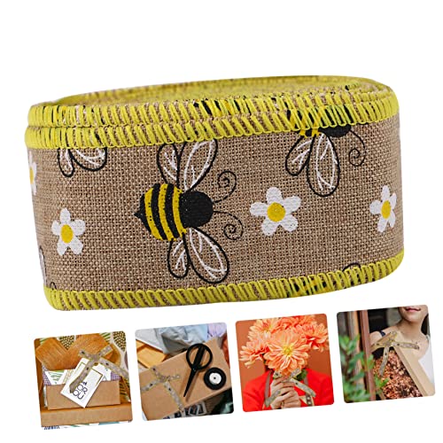 ORFOFE Geschenkband Bienenmotiv Dekoratives Satinband mit Umrandung für Diy Schleifen Basteln Partydekoration Farbintensiv Langlebig ORFOFE Geschenkband Bienenmotiv Dekoratives Satinband mit Umrandung für Diy Schleifen Basteln Partydekoration Farbintensiv Langlebig von ORFOFE