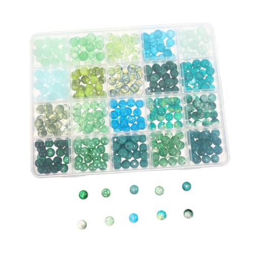 ORFOFE Glasperlen Grün mit Großem Loch Runde Spacer Perlen für DIY Schmuckherstellung für Armbänder Halsketten Ohrringe und Bastelprojekte ORFOFE Glasperlen Grün mit Großem Loch Runde Spacer Perlen für DIY Schmuckherstellung für Armbänder Halsketten Ohrringe und Bastelprojekte von ORFOFE