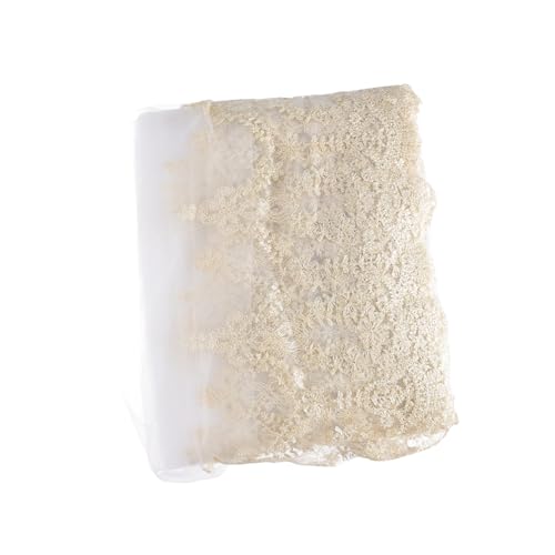 ORFOFE Goldene Spitzenbordüre aus Wasserlöslichem Netzstoff mit Floralem Muster Vielseitiges Spitzenband für Brautkleidung DIY dekoration Hochzeiten Bekleidung und Heimtextilien ORFOFE Goldene Spitzenbordüre aus Wasserlöslichem Netzstoff mit Floralem Muster Vielseitiges Spitzenband für Brautkleidung DIY dekoration Hochzeiten Bekleidung und Heimtextilien von ORFOFE