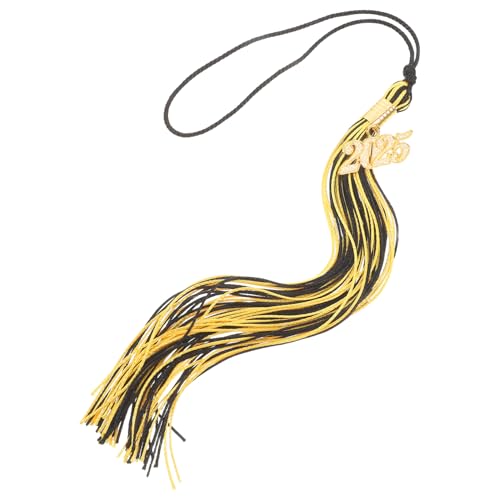ORFOFE Graduation Cap Tassel mit Goldenem Charm Metallverschluss Stilvolle Abschlusskappen Dekoration Stilvolles Zubehör für Bachelor Master Doktorhut Abschlussfeier ORFOFE Graduation Cap Tassel mit Goldenem Charm Metallverschluss Stilvolle Abschlusskappen Dekoration Stilvolles Zubehör für Bachelor Master Doktorhut Abschlussfeier von ORFOFE