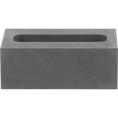 ORFOFE Graphit Ingot gussform Hochdicht Robust für Gold Silber Kupfer Metallgießen Barrenform Schmelzmodell für Schmuckherstellung und Wissenschaftliche Anwendungen von ORFOFE