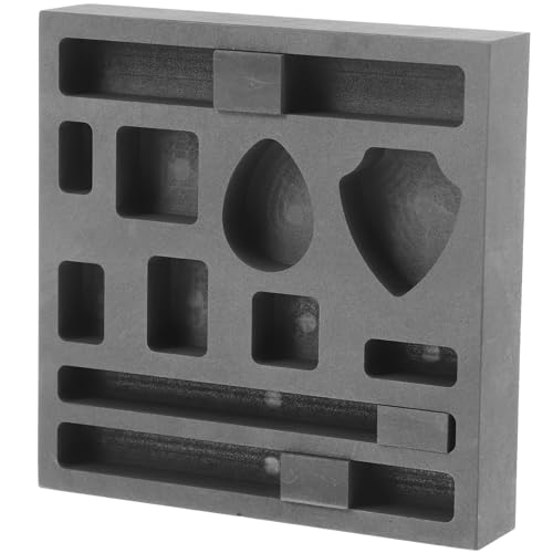 ORFOFE Graphit Ingotform Fach Metallgussform Gussform mit Hoher Wärmeleitfähigkeit für Gold Silber Kupfer Aluminium Robust Langlebig Effizientes Schmelzen und Einfaches Entformen von ORFOFE