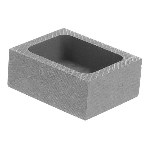 ORFOFE Graphit Ölwanne Gießform Hochreines Hochdichtes Graphit Metall Schmelzform für Schmuck Gießen Korrosionsbeständig Hohe Temperaturbeständigkeit Für Gold Silber Kupfer Messing von ORFOFE