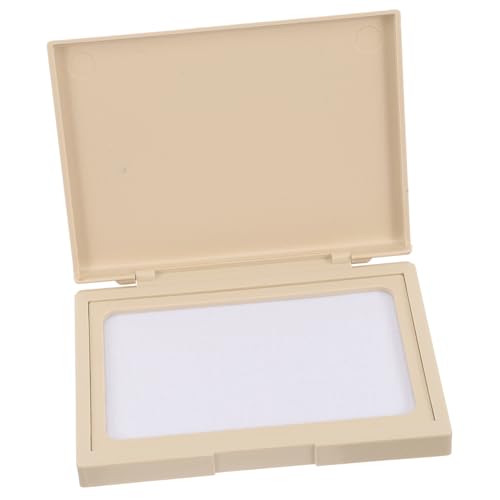 ORFOFE Großes Ungiftiges Abwaschbares Stempelkissen für Hand Fußabdrücke Blanko DIY Ink Pad mit Praktischem Kunststoffgehäuse für Scrapbooking Kartengestaltung und Bastelprojekte von ORFOFE