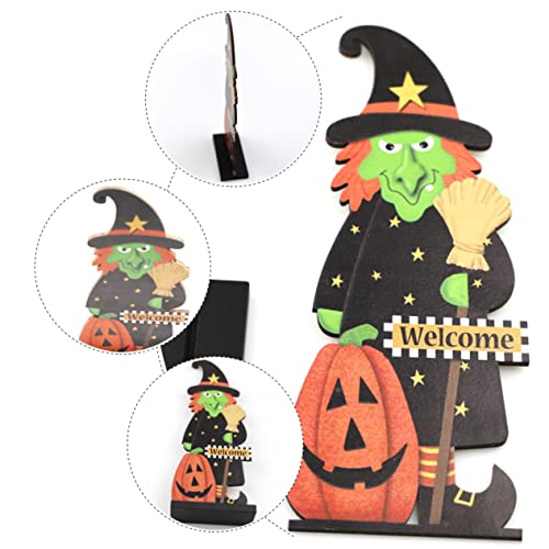 ORFOFE Halloween Holz Handwerk Dekorative Kürbis Hexen Ornamente Für Zuhause Leichte Und Sichere Tischdeko Für Festlichkeiten Garten Und Büro ORFOFE Halloween Holz Handwerk Dekorative Kürbis Hexen Ornamente Für Zuhause Leichte Und Sichere Tischdeko Für Festlichkeiten Garten Und Büro von ORFOFE