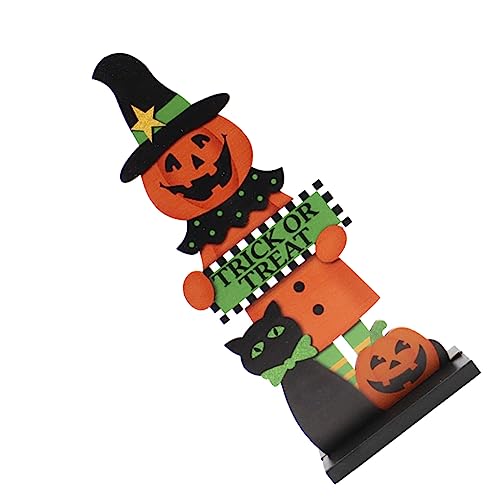 ORFOFE Halloween Kürbis Holz Dekoration Mit Katzenmotiv Bunte Desktop Ornamente Für Festliche Stimmung Im Haus Und Garten Einfach Zusammenzubauen Stabil Und Langlebig ORFOFE Halloween Kürbis Holz Dekoration Mit Katzenmotiv Bunte Desktop Ornamente Für Festliche Stimmung Im Haus Und Garten Einfach Zusammenzubauen Stabil Und Langlebig von ORFOFE