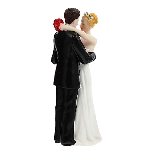 ORFOFE Hochzeits Tortenfigur Resin Brautpaar Cake Topper mit Glatter Oberfläche Fein Gearbeitet Festliche Tortendekoration für Hochzeitstorte Atmosphärischer Dessert Party Schmuck ORFOFE Hochzeits Tortenfigur Resin Brautpaar Cake Topper mit Glatter Oberfläche Fein Gearbeitet Festliche Tortendekoration für Hochzeitstorte Atmosphärischer Dessert Party Schmuck von ORFOFE