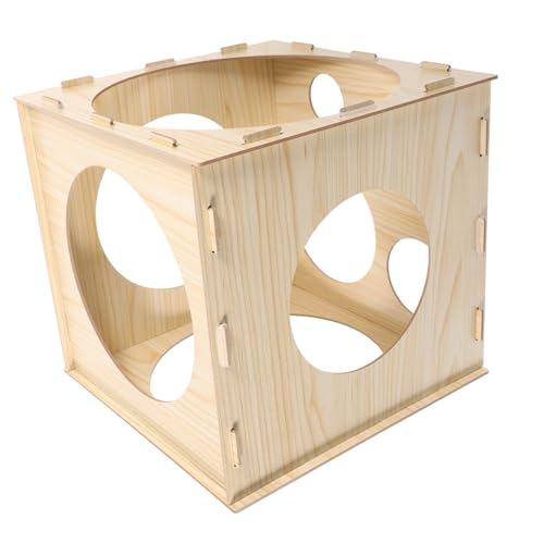 ORFOFE Holz Ballon Messwürfel mit Größenlöchern Faltbare Ballon Messbox für Präzises Messen Einfach zu Bedienen für Ballonbögen und Säulen ORFOFE Holz Ballon Messwürfel mit Größenlöchern Faltbare Ballon Messbox für Präzises Messen Einfach zu Bedienen für Ballonbögen und Säulen von ORFOFE