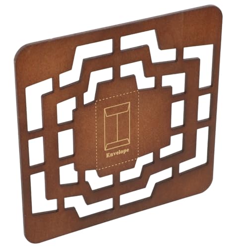 ORFOFE Holz Umschlag Schablone Vintage Stil Hohlraum Design Diy Briefumschlag Vorlage Stabile Holzschablone für Einladungskarten und Geschenkverpackungen Bastelwerkzeug ORFOFE Holz Umschlag Schablone Vintage Stil Hohlraum Design Diy Briefumschlag Vorlage Stabile Holzschablone für Einladungskarten und Geschenkverpackungen Bastelwerkzeug von ORFOFE