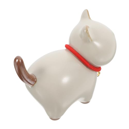 ORFOFE Keramik-katzenfigur, Teehaustier, Kalligraphie-pinselhalter, Miniatur-katzenstatue, Desktop-Dekoration, Mikrolandschaft, Katzenornament Für Wohnzimmer ORFOFE Keramik-katzenfigur, Teehaustier, Kalligraphie-pinselhalter, Miniatur-katzenstatue, Desktop-Dekoration, Mikrolandschaft, Katzenornament Für Wohnzimmer von ORFOFE