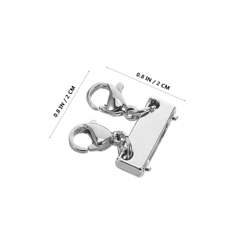 ORFOFE Magnetischer Schmuckverschluss aus Kratzfestem Edelstahl mit Mehreren und Stilen für Halsketten Armbänder und Fußkettchen Einfacher Verschluss für Damen Vielseitig Einsetzbar ORFOFE Magnetischer Schmuckverschluss aus Kratzfestem Edelstahl mit Mehreren und Stilen für Halsketten Armbänder und Fußkettchen Einfacher Verschluss für Damen Vielseitig Einsetzbar von ORFOFE
