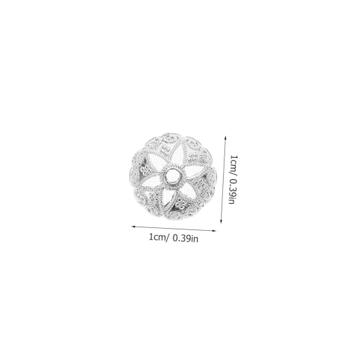 ORFOFE Metall Perlenkappen Blumenform Leicht Hohl Langlebig Schmuckperlen Spacer Caps DIY Basteln Armbänder Schmuckherstellung ORFOFE Metall Perlenkappen Blumenform Leicht Hohl Langlebig Schmuckperlen Spacer Caps DIY Basteln Armbänder Schmuckherstellung von ORFOFE