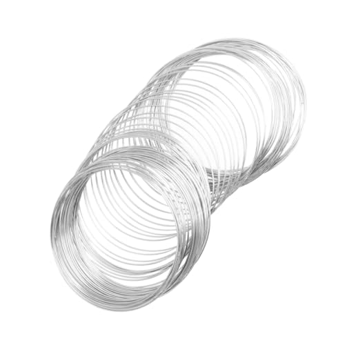 ORFOFE Metall draht Armband Schmuckdraht Edelstahl DIY Material für Damen und Mädchen Leicht Langlebig Silberfarben zum Armbänder Selber Machen und Schmuck Selber Machen ORFOFE Metall draht Armband Schmuckdraht Edelstahl DIY Material für Damen und Mädchen Leicht Langlebig Silberfarben zum Armbänder Selber Machen und Schmuck Selber Machen von ORFOFE