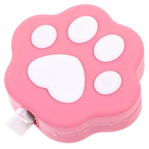 ORFOFE Mini Maßband Katzenpfote Tragbares Kleines Maßband für Körpermessung Leichtes Langlebiges Tape Measure für Hüfte Kleidung Praktisches Geschenk für Frauen Zufällige Zufällige Farbe von ORFOFE