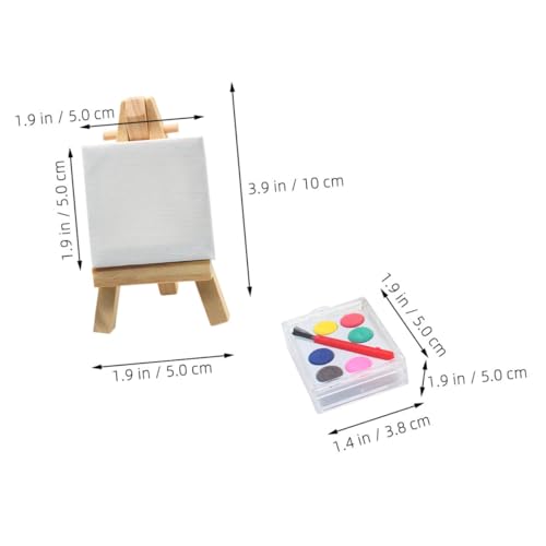 ORFOFE Miniatur Staffelei aus Holz und Kunststoff Mini Leinwand Ständer mit Malplatte Langlebig und Verschleißfest Geeignet für Miniaturhaus Dekoration und DIY Mikro landschaftsbau ORFOFE Miniatur Staffelei aus Holz und Kunststoff Mini Leinwand Ständer mit Malplatte Langlebig und Verschleißfest Geeignet für Miniaturhaus Dekoration und DIY Mikro landschaftsbau von ORFOFE