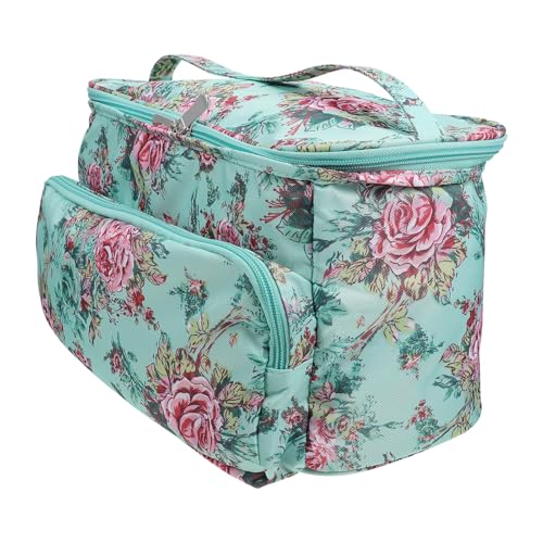 ORFOFE Oxford Cloth Wollaufbewahrungstasche mit Schultergurt Robustes Garn Strickzubehör organizer Tragbare Handarbeitstasche für Stricken Häkeln Stickerei Leicht und Langlebig von ORFOFE
