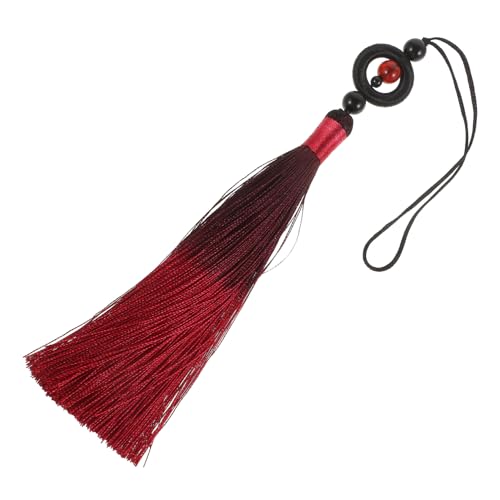 ORFOFE Quaste Weinrot Traditionelle Chinesische Dekoration Sicher Befestigte Tassel Für Taichi Und Kampfkunst Zubehör Vielseitig Einsetzbar ORFOFE Quaste Weinrot Traditionelle Chinesische Dekoration Sicher Befestigte Tassel Für Taichi Und Kampfkunst Zubehör Vielseitig Einsetzbar von ORFOFE