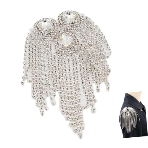 ORFOFE Quasten Schulterepauletten Elegantes Schulter Schmuckaccessoire Weiß für Kostüm und Outfit Veredlung ORFOFE Quasten Schulterepauletten Elegantes Schulter Schmuckaccessoire Weiß für Kostüm und Outfit Veredlung von ORFOFE