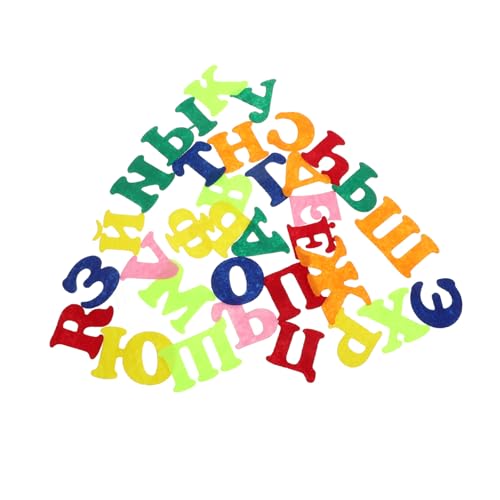 ORFOFE Russische Alphabet Buchstaben Aufkleber für Bunte Filz Buchstaben Sticker zur Frühkindlichen Sprachförderung Wanddekor Kindergarten Lernspielzeug Pädagogisch Selbstklebend ORFOFE Russische Alphabet Buchstaben Aufkleber für Bunte Filz Buchstaben Sticker zur Frühkindlichen Sprachförderung Wanddekor Kindergarten Lernspielzeug Pädagogisch Selbstklebend von ORFOFE
