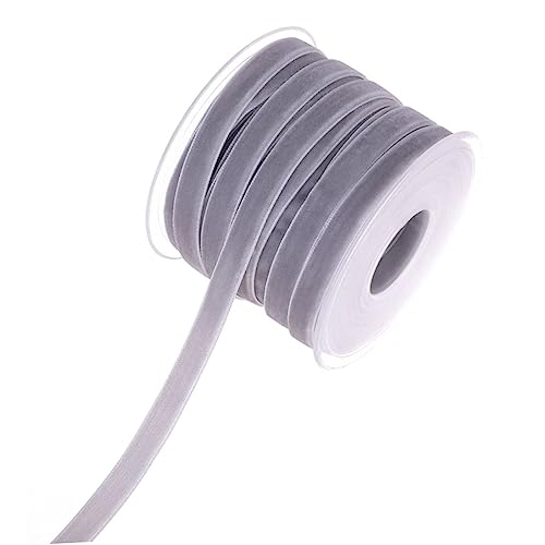 ORFOFE Samtband Weiches nicht Elastisches Dekoband für Geschenkverpackung DIY Bastelband Strapazierfähiges Stoffband für Hochzeit Party Kleidung und Handwerk von ORFOFE