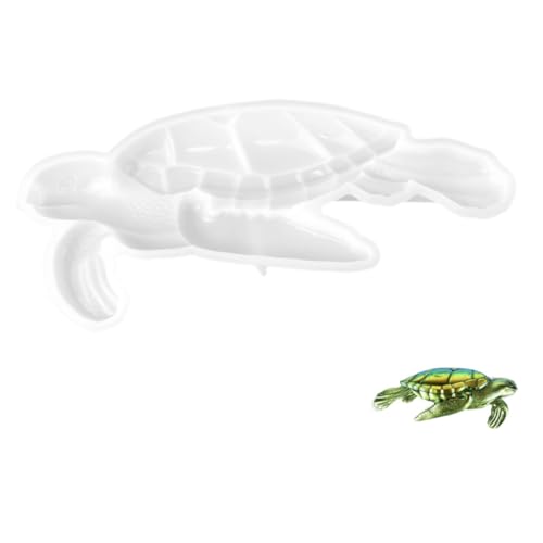 ORFOFE Schildkröten Silikonform für DIY Wanddeko Wiederverwendbar Antihaftbeschichtet Flexible Epoxidharz Form Einfach zu Entformen und Reinigen Geeignet für Kreative Bastelprojekte von ORFOFE