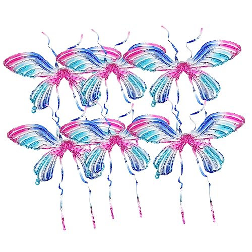 ORFOFE Schmetterlingsflügel Folienballons Teiliges aus Aluminiumfolie Leicht und Formstabil für Geburtstage Hochzeiten Bühnenauftritte und Partys Mini Luftpumpe Farben von ORFOFE