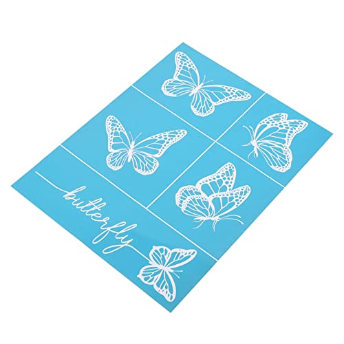 ORFOFE Selbstklebende Waschbare Siebdruck Schablone aus Hochwertigem Mesh mit Schmetterlingsmuster Wiederverwendbar für DIY Wandschablonen Möbel und Bodenmalerei zum Üben und Dekorieren ORFOFE Selbstklebende Waschbare Siebdruck Schablone aus Hochwertigem Mesh mit Schmetterlingsmuster Wiederverwendbar für DIY Wandschablonen Möbel und Bodenmalerei zum Üben und Dekorieren von ORFOFE