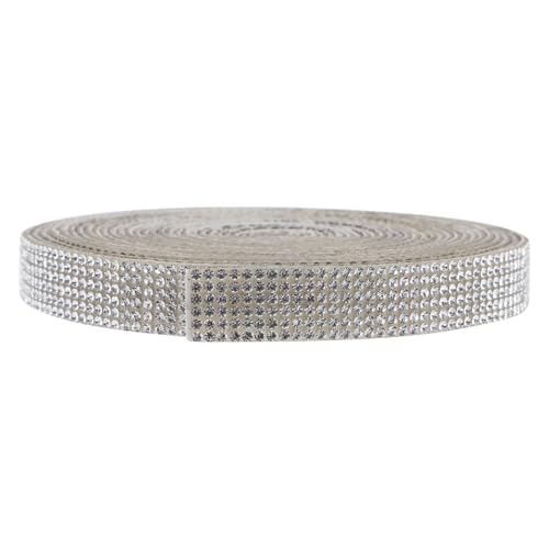 ORFOFE Selbstklebendes Strassband Breites Glitzer DIY bastelband für Schmuck Hochzeitsdeko Geschenkverpackung und Dekorative Akzente von ORFOFE