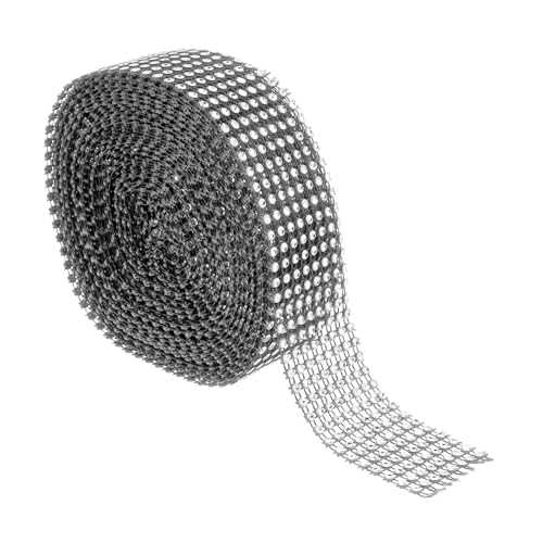ORFOFE Selbstklebendes Strassband Reihig Breit Lang Silberfarben Langlebig für DIY Dekoration Hochzeit Kostüme Taschen Schuhe Wände ORFOFE Selbstklebendes Strassband Reihig Breit Lang Silberfarben Langlebig für DIY Dekoration Hochzeit Kostüme Taschen Schuhe Wände von ORFOFE